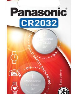 PANASONIC μπαταρία λιθίου, CR2032, 3V, 2τμχ