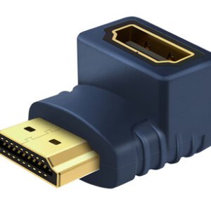 CABLETIME αντάπτορας HDMI HA11, γωνιακός, 4K/60Hz, μπλε