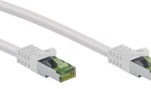 GOOBAY καλώδιο δικτύου 61103, CAT 8.1 S/FTP, copper, GHMT, 0.50m, λευκό
