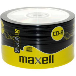 MAXELL CD-R 700ΜΒ/80min, 52x speed, spindle pack 50τμχ