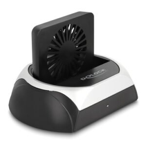 DELOCK docking station 64280 για M.2 NVMe/SATA SSD & HDD, 10Gbps, μαύρο