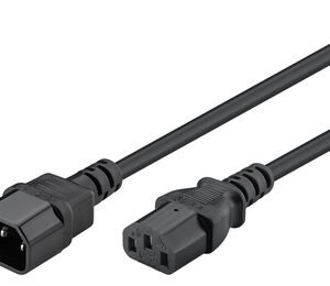 GOOBAY καλώδιο προέκτασης τροφοδοσίας 68602, 0.75mm², 1.5m, μαύρο