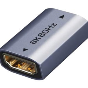 CABLETIME αντάπτορας HDMI CT-HEF8K-AG, 8K/60Hz, 4K/120Hz, 48 Gbps, γκρι