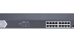 HIKVISION Managed switch DS-3E1518P-SI, 16x PoE & 2x SFP ports, 1000Mbps