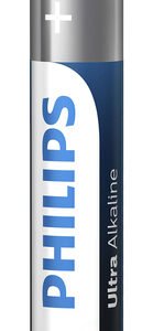 PHILIPS Ultra αλκαλικές μπαταρίες LR03E1BK/00, AAA LR03 1.5V, 500τμχ