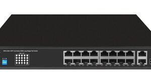 HIMAX PoE switch PS11602FE-L, 16x Ethernet PoE/2x Ethernet/2x SFP θύρες, έως 1000Mbps