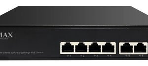 HIMAX PoE switch PS1402E-L, 4x Ethernet PoE & 2x Ethernet θύρες, έως 100Mbps