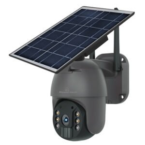POWERTECH smart ηλιακή κάμερα PT-1174, 3MP, 4G, SD, PTZ, IP65