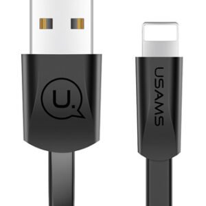 USAMS καλώδιο USB σε Lightning US-SJ199, 10W, 1.2m, μαύρο