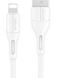 USAMS καλώδιο USB σε Lightning US-SJ500, 10W, 1m, λευκό