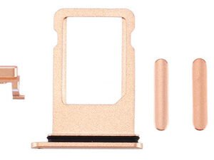Υποδοχή κάρτας SIM και Side Button για iPhone 8, χρυσό