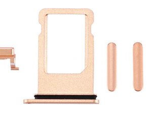Υποδοχή κάρτας SIM και Side Button για iPhone 8 Plus, χρυσό