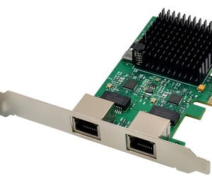 POWERTECH κάρτα επέκτασης PCIe σε 2x RJ45 2.5G ST7275, RTL8125B