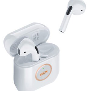 YISON earphones με θήκη φόρτισης T8, True Wireless, Φ13mm, λευκά