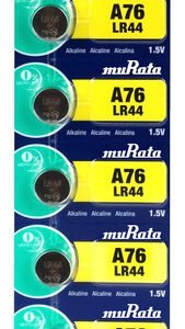 MURATA Αλκαλικές μπαταρίες LR44 MR-LR44, 1.5V, 5τμχ