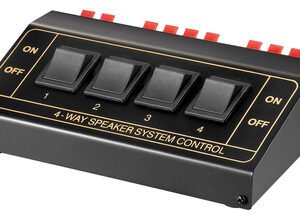 GOOBAY switch 4 σετ ηχείων 11934, έως 200W, μαύρο