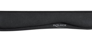 DELOCK στήριγμα καρπού για πληκτρολόγιο/laptop 12558, 20x85x465mm, μαύρο