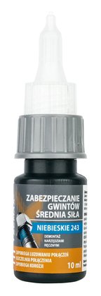 TECMAXX κόλλα Threadlock 14-035, μεσαίας αντοχής, 10ml, μπλε