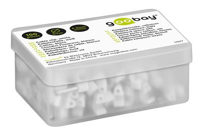 GOOBAY ρόκα στήριξης καλωδίων 17077, 5mm, λευκό, 100τμχ - Image 6