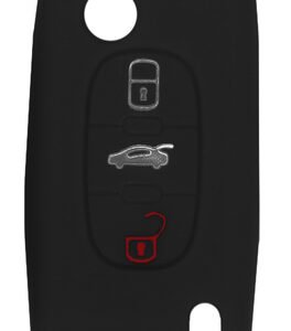 Θήκη κλειδιού για αυτοκίνητα Alfa Romeo 2012-01, εύκαμπτη, μαύρη
