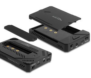 DELOCK θήκη M.2 NVMe & SATA SSD/HDD 42020, 10Gbps, λειτουργία κλώνου