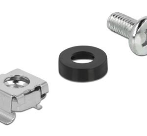 DELOCK σετ βίδες με παξιμάδια 42420 για rack, M6/16mm, 20τμχ