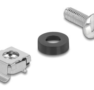 DELOCK σετ βίδες με παξιμάδια 42432 για rack, M6/16mm, 100τμχ