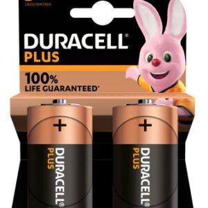 DURACELL αλκαλικές μπαταρίες Plus, D/LR20, 1.5V, 2τμχ