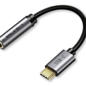 CABLETIME αντάπτορας USB-C σε 3.5mm CT-CMAUD, DAC chipset, γκρι