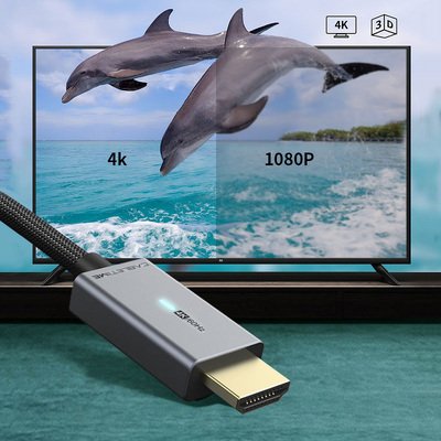 CABLETIME καλώδιο mini DisplayPort σε HDMI CT-P03G4K, 4K, 1.8m, μαύρο - Image 2