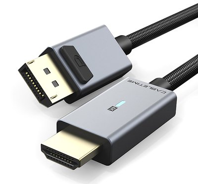 CABLETIME καλώδιο DisplayPort σε HDMI CT-P02G4K, 4K, 1.8m, μαύρο