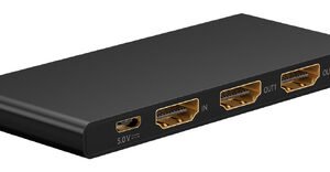 GOOBAY HDMI splitter 58481, 1-in σε 2-out, 4K/60Hz, μαύρο