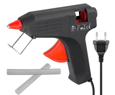 GOOBAY θερμικό πιστόλι σιλικόνης 59176, 20W, 11-12mm, μαύρο