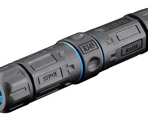 GOOBAY αδιάβροχος σύνδεσμος RJ45 Cat 6A 59582, IP68, μαύρος