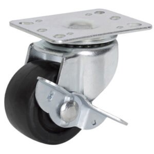 Ρόδα για rack 600825001, περιστρεφόμενη, με φρένο, 200kg max