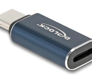 DELOCK αντάπτορας USB-C σε Lightning 60688, 35W, 480Mbps, ανθρακί