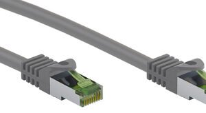 GOOBAY καλώδιο δικτύου 61114, CAT 8.1 S/FTP, copper, GHMT, 0.50m, γκρι
