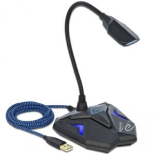 DELOCK Gaming μικρόφωνο 66330, omnidirectional, με mute, USB