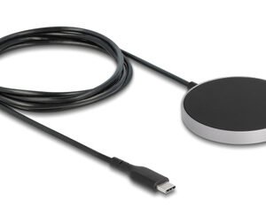 DELOCK ασύρματος φορτιστής 66467, 15W, μαγνητικός, μαύρος