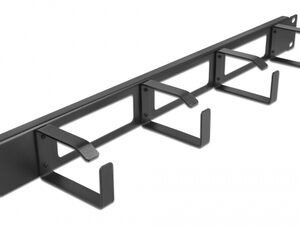 DELOCK Cable Managment για rack 66658, 4 θέσεων, 1U, μεταλλικό