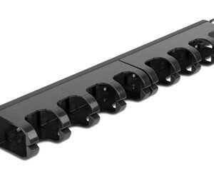 DELOCK cable management 66849 για rack 19"/1U, 10x γάντζοι, μαύρο