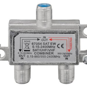 GOOBAY SAT-TV combiner 67054, 0.15 MHz - 2400MHz, 100dB