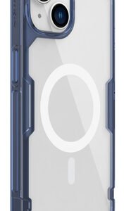 NILLKIN θήκη Nature Pro Magnetic για iPhone 14 Plus, μπλε & διάφανη