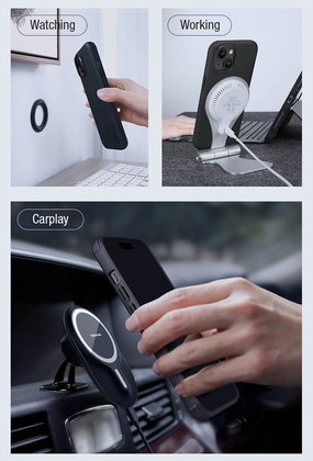 NILLKIN θήκη Super Frosted Shield Pro Magnetic για iPhone 15, μπλε - Image 2