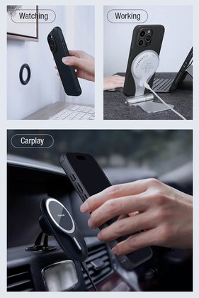 NILLKIN θήκη Super Frosted Shield Pro Magnetic για iPhone 15 Pro, μαύρη - Image 2