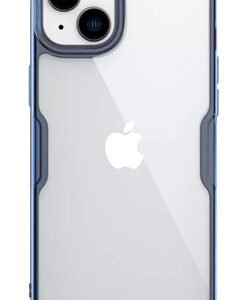 NILLKIN θήκη Nature Pro για iPhone 15 Plus, διάφανη-μπλε