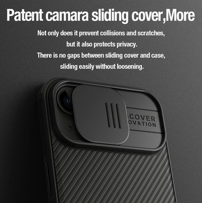 NILLKIN θήκη CamShield Pro Magnetic για iPhone 15, μπλε - Image 3
