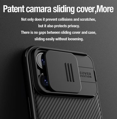 NILLKIN θήκη CamShield Pro Magnetic για iPhone 15 Pro, μπλε - Image 3
