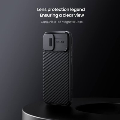 NILLKIN θήκη CamShield Pro Magnetic για iPhone 16 Plus, μαύρη - Image 4