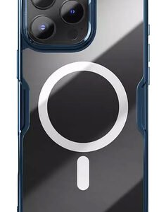 NILLKIN θήκη Nature TPU Pro Magnetic για iPhone 16 Pro Max, διάφανη-μπλε